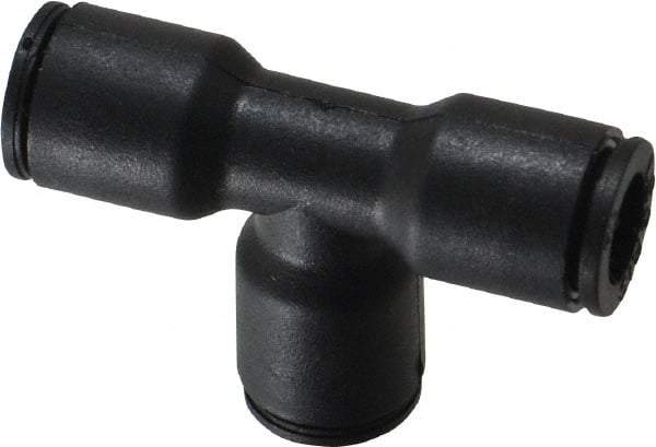 Legris - 1/4" Outside Diam, Nylon Push-to-Connect Tube Union Tee - 290 Max psi - Americas Industrial Supply