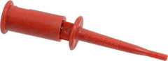 Pomona - Red Electrical Test Equipment Clip - Use with SMD Grabbers - Americas Industrial Supply