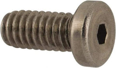 Value Collection - #8-32 UNC Hex Socket Drive, Low Socket Cap Screw - Grade 18-8 Stainless Steel, 3/8" Length Under Head - Americas Industrial Supply