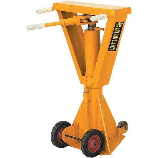 Wesco Industrial Products - Dock Bumpers & Trailer Jacks Type: Trailer Stabilizing Jack Material: Steel - Americas Industrial Supply
