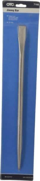 OTC - 18" Long, 5/8" OD, Steel Jimmy Bar - Automotive Hand Tool - Americas Industrial Supply