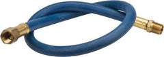 Coilhose Pneumatics - 1/4" ID 2' Long Lead-In Whip Hose - FNPT x MNPT Swivel Ends, 200 Working psi, -40 to 212°F, 1/4" Fitting, - Americas Industrial Supply
