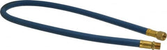 Coilhose Pneumatics - 3/8" ID 3' Long Lead-In Whip Hose - FNPT x MNPT Swivel Ends, 200 Working psi, -40 to 212°F, 3/8" Fitting, - Americas Industrial Supply
