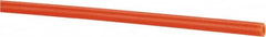 Coilhose Pneumatics - 1/16" ID x 1/8" OD, 1/32" Wall Thickness, Cut to Length (2,500' Standard Length) Polyethylene Tube - Orange, 150 Max psi - Americas Industrial Supply