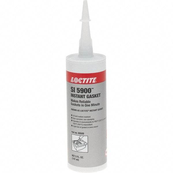 Loctite - 5 oz Cartridge Black RTV Silicone Gasket Sealant - Americas Industrial Supply