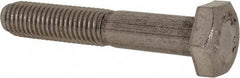 Value Collection - 1/4-28 UNF, 1-1/2" Length Under Head Hex Head Cap Screw - Partially Threaded, Grade 316 Stainless Steel, Uncoated, 7/16" Hex - Americas Industrial Supply