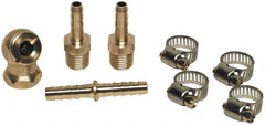 Coilhose Pneumatics - Air Hose Male Ends, Splicers & Brass Ball Chuck - 1/4" Thread - Americas Industrial Supply