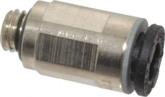 Legris - 4mm Outside Diam, M5 x 0.8 Metric, Nickel Plated Brass Push-to-Connect Tube Male Connector - 290 Max psi - Americas Industrial Supply