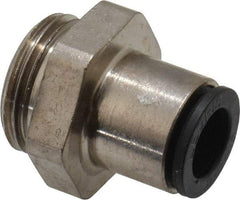 Legris - 8mm Outside Diam, 3/8 BSPP, Nickel Plated Brass Push-to-Connect Tube Male Connector - 290 Max psi - Americas Industrial Supply