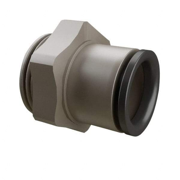 Legris - 10mm Outside Diam, 3/8 BSPP, Nickel Plated Brass Push-to-Connect Tube Male Connector - 290 Max psi - Americas Industrial Supply