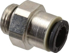 Legris - 6mm Outside Diam, 1/8 BSPP, Nickel Plated Brass Push-to-Connect Tube Male Connector - 290 Max psi - Americas Industrial Supply