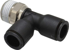 Legris - 10mm OD, 3/8 BSPT, Nylon/Nickel Plated Brass Push-to-Connect Male Run Tee - 290 Max psi - Americas Industrial Supply