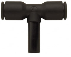 Legris - 1/4" Outside Diam, Nylon Push-to-Connect Tube Plug-In Tee - 290 Max psi - Americas Industrial Supply