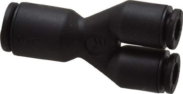 Legris - 4 x 6mm Outside Diam, Nylon Push-to-Connect Union Y - 290 Max psi - Americas Industrial Supply