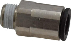 Legris - 5/16" Outside Diam, 1/8 BSPT, Nickel Plated Brass Push-to-Connect Tube Male Connector - 290 Max psi - Americas Industrial Supply