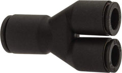 Legris - 8 x 10mm Outside Diam, Nylon Push-to-Connect Union Y - 290 Max psi - Americas Industrial Supply