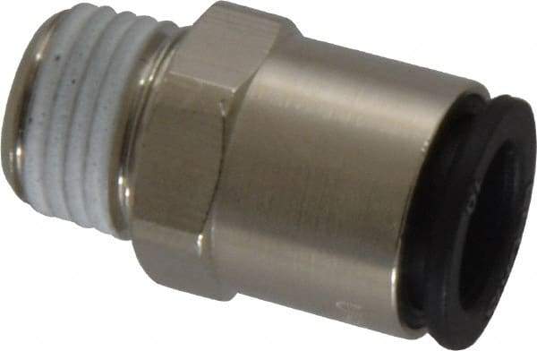 Legris - 10mm Outside Diam, 1/4 BSPT, Nickel Plated Brass Push-to-Connect Tube Male Connector - 290 Max psi - Americas Industrial Supply