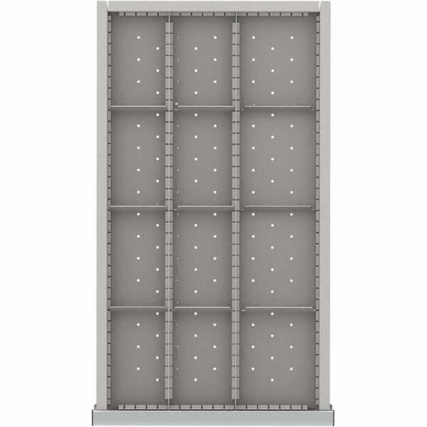 LISTA - 12-Compartment Drawer Divider Layout for 3.15" High Drawers - Americas Industrial Supply