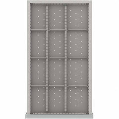 LISTA - 12-Compartment Drawer Divider Layout for 3.15" High Drawers - Americas Industrial Supply