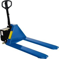 Vestil - 3,000 Lb Capacity, 31-1/2" Lift Portable Tote Lifter - 3-1/2" Min Lift Height, 45" Fork Length x 6-1/2" Fork Width, 26-1/2" Overall Width - Americas Industrial Supply