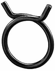 Rotor Clip - 1.88" Wide, Carbon Steel Single Wire Hose Clamp - Americas Industrial Supply