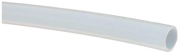 Value Collection - 1/4" ID x 5/16" OD, 1/32" Wall Thickness, Cut to Length (50' Standard Length) PTFE Tube - Natural White, 60 Hardness - Americas Industrial Supply