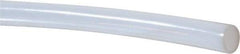 Value Collection - 5/16" ID x 3/8" OD, 1/32" Wall Thickness, Cut to Length (50' Standard Length) PTFE Tube - Natural White, 60 Hardness - Americas Industrial Supply