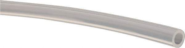 Made in USA - 1/8" ID x 3/16" OD, 1/32" Wall Thickness, Cut to Length (50' Standard Length) PTFE Tube - Translucent, 55 Hardness - Americas Industrial Supply