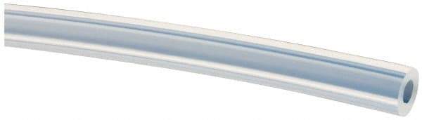 Made in USA - 1/8" ID x 1/4" OD, 1/16" Wall Thickness, Cut to Length (50' Standard Length) PTFE Tube - Translucent, 55 Hardness - Americas Industrial Supply