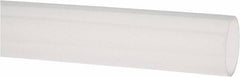 Made in USA - 7/8" ID x 31/32" OD, 3/64" Wall Thickness, Cut to Length (50' Standard Length) PTFE Tube - Translucent, 56 Hardness - Americas Industrial Supply