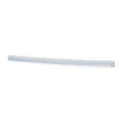 Made in USA - 0.076" ID x 0.1" OD, 0.012" Wall Thickness, Cut to Length (500' Standard Length) PTFE Tube - Natural White, 60 Hardness - Americas Industrial Supply