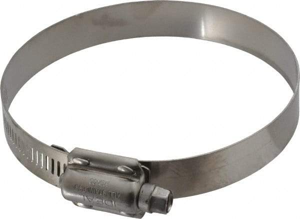 IDEAL TRIDON - SAE Size 412, 3-1/4 to 4-1/8" Diam, Stainless Steel High Torque Worm Drive Clamp - 5/8" Wide, Material Grade 304, Series 850 - Americas Industrial Supply