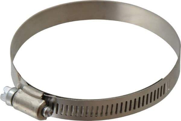 IDEAL TRIDON - SAE Size 52, 2-13/16 to 3-3/4" Diam, Stainless Steel Shielded Worm Drive Clamp - Material Grade 201, Series 613 - Americas Industrial Supply