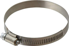 IDEAL TRIDON - SAE Size 52, 2-13/16 to 3-3/4" Diam, Stainless Steel Shielded Worm Drive Clamp - Material Grade 201, Series 613 - Americas Industrial Supply