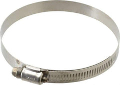 IDEAL TRIDON - SAE Size 60, 3-9/16 to 4-1/4" Diam, Stainless Steel Shielded Worm Drive Clamp - Material Grade 201, Series 613 - Americas Industrial Supply