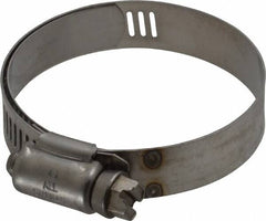 IDEAL TRIDON - SAE Size 28, 1-5/16 to 2-1/4" Diam, Stainless Steel Shielded Worm Drive Clamp - Material Grade 301, Series 615 - Americas Industrial Supply