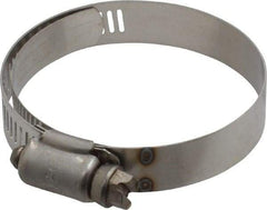 IDEAL TRIDON - SAE Size 32, 1-9/16 to 2-1/2" Diam, Stainless Steel Shielded Worm Drive Clamp - Material Grade 301, Series 615 - Americas Industrial Supply