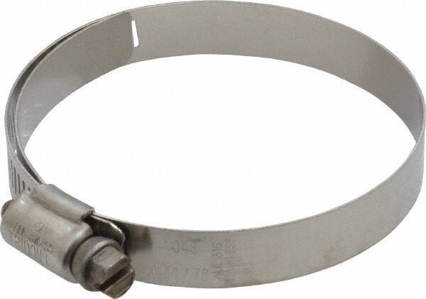 IDEAL TRIDON - SAE Size 48, 2-9/16 to 3-1/2" Diam, Stainless Steel Shielded Worm Drive Clamp - Material Grade 301, Series 615 - Americas Industrial Supply