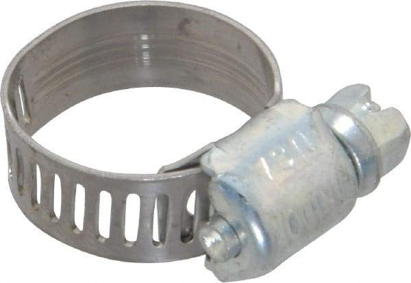 IDEAL TRIDON - SAE Size 5, 5/16 to 11/16" Diam, Carbon Steel Miniature Worm Drive Clamp - 5/16" Wide, Series 300 - Americas Industrial Supply