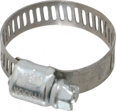 IDEAL TRIDON - SAE Size 8, 7/16 to 1" Diam, Carbon Steel Miniature Worm Drive Clamp - 5/16" Wide, Series 300 - Americas Industrial Supply