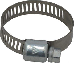 IDEAL TRIDON - SAE Size 12, 9/16 to 1-1/4" Diam, Carbon Steel Miniature Worm Drive Clamp - 5/16" Wide, Series 300 - Americas Industrial Supply