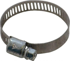 IDEAL TRIDON - SAE Size 16, 11/16 to 1-1/2" Diam, Carbon Steel Miniature Worm Drive Clamp - 5/16" Wide, Series 300 - Americas Industrial Supply