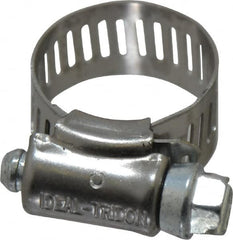 IDEAL TRIDON - SAE Size 8, 7/16 to 1" Diam, Carbon Steel Worm Drive Clamp - 1/2" Wide, Series 600 - Americas Industrial Supply