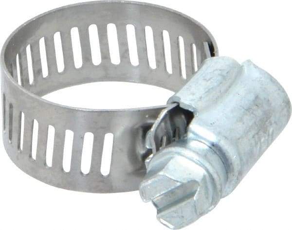 IDEAL TRIDON - SAE Size 10, 9/16 to 1-1/16" Diam, Carbon Steel Worm Drive Clamp - 1/2" Wide, Series 600 - Americas Industrial Supply