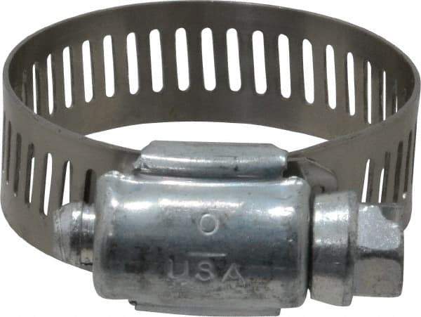 IDEAL TRIDON - SAE Size 16, 11/16 to 1-1/2" Diam, Carbon Steel Worm Drive Clamp - 1/2" Wide, Series 600 - Americas Industrial Supply