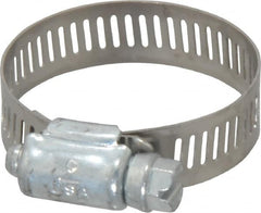 IDEAL TRIDON - SAE Size 20, 3/4 to 1-3/4" Diam, Carbon Steel Worm Drive Clamp - 1/2" Wide, Series 600 - Americas Industrial Supply