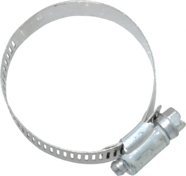 IDEAL TRIDON - SAE Size 28, 1-5/16 to 2-1/4" Diam, Carbon Steel Worm Drive Clamp - 1/2" Wide, Series 600 - Americas Industrial Supply