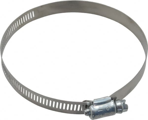 IDEAL TRIDON - SAE Size 64, 2-1/2 to 4-1/2" Diam, Carbon Steel Worm Drive Clamp - 1/2" Wide, Series 600 - Americas Industrial Supply