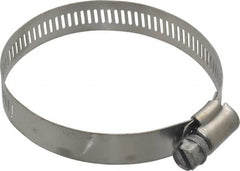 IDEAL TRIDON - SAE Size 40, 2-1/16 to 3" Diam, Stainless Steel Worm Drive Clamp - 1/2" Wide, Material Grade 201, Series 611 - Americas Industrial Supply