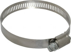 IDEAL TRIDON - SAE Size 44, 2-5/16 to 3-1/4" Diam, Stainless Steel Worm Drive Clamp - 1/2" Wide, Material Grade 201, Series 611 - Americas Industrial Supply